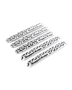 Rugged Ridge Elite Dr Hndle Insert Contrast Tread4D 07-18 Jeep Wrangler JK - 13311.53