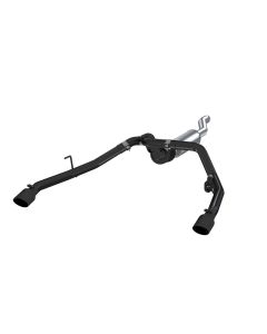 MBRP Black Coated 2.5" Catback Dual Rear Exit Black Series Jeep Gladiator 3.6L 2020-2021- MBRP-S5538 - S5538BLK