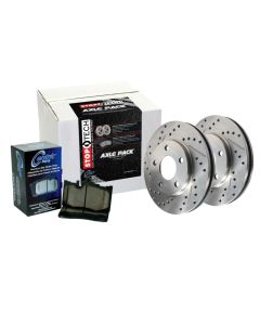 Sport Axle Pack, Drilled & Slotted, Front - 978.65001F