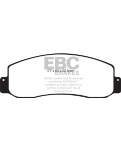 EBC 05-07 Ford F250 (inc Super Duty) 5.4 (2WD) Ultimax2 Front Brake Pads - UD1069