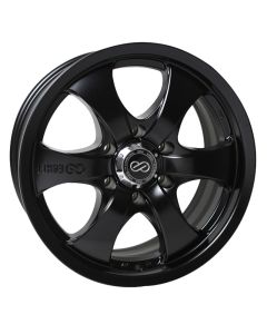Enkei M6 Universal Truck & SUV 18x8.5 20mm Offset 6x139.7 Bolt Pattern 108.5mm Bore Black Wheel - 482-885-8420BK