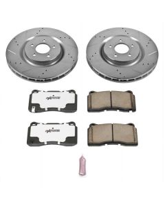 Power Stop 07-14 Ford Mustang Front Z26 Street Warrior Brake Kit - K4547-26