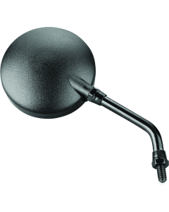 BikeMaster Round Mirror 6in Stem -10mm - Black - 600040
