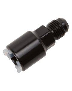 Russell Performance -6 AN male to 3/8in SAE quick-disconnect female (Black Single) - 640853