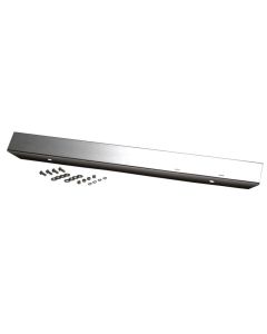 Kentrol 45-86 Jeep CJ 42 Inch Front Bumper Without Hole - Polished Silver - 30471