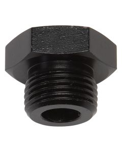Russell Performance -8 AN Straight Thread Plug (Black) - 660283