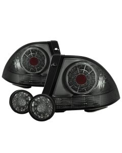 Spyder 01-03 Lexus IS300 LED Tail Lights w/Inner Trunk Lights - Smoke (ALT-YD-LIS300-LED-SET-SM) - 5085054