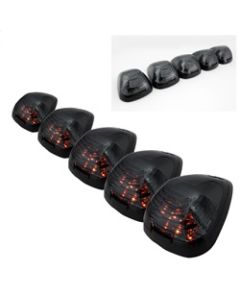 xTune Ford SuperDuty F250-F250 99-15 Amber LED Cab Roof lights - Smoke ACC-LED-FDSD99-CR-SM - 9924590