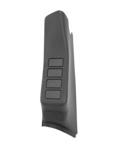Rugged Ridge A-Pillar 4 Switch Pod Black LHD 11-18 Jeep Wrangler JK - 17235.58