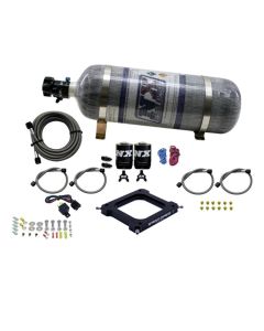 Nitrous Express 4500 Assassin Plate Stage 6 Nitrous Kit (50-300HP) w/12lb Bottle - 67070-12