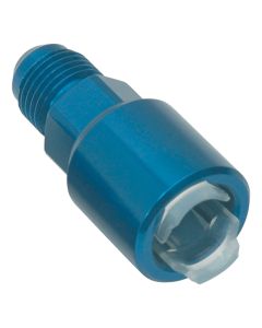 Russell Performance -6 AN male to 5/16in SAE quick-disconnect female (Blue Single) - 640860