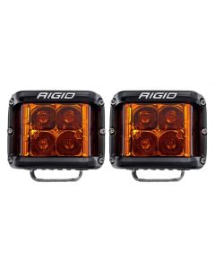 Rigid Industries D-SS Spot w/ Amber PRO Lens (Pair) - 262214