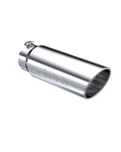 MBRP T304 Stainless Steel 6" O.D. Angled Rolled End 5" Inlet 18" Length Exhaust Tip - T5125