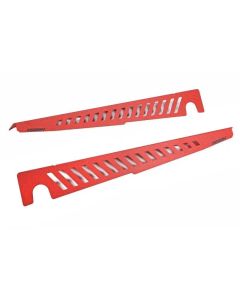 Perrin 22-23 Subaru WRX Fender Shroud Set - Red - PSP-ENG-551RD