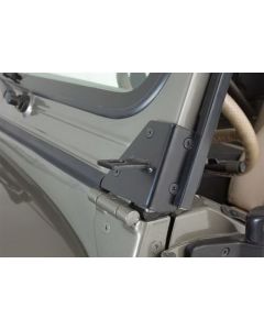 Rampage 1976-1983 Jeep CJ5 Windshield Hinge Light Bracket - Black - 7609