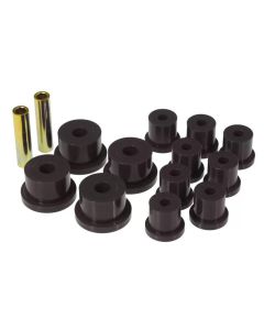 Prothane 64-73 Ford Mustang Rear Spring & 1/2in Shackle Bushings - Black - 6-1051-BL