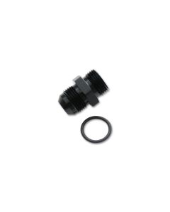 Vibrant -4AN Flare to AN Straight Cut Thread (7/16-20) w/ O-Ring Adapter Fitting - 16821