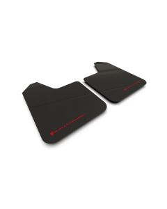 Rally Armor Universal UR Black Mud Flap Red Logo - Pair - MF12-UR-BLK-RD-LRT