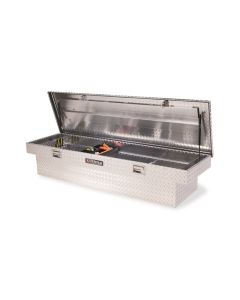 Lund 67-99 Chevy CK Ultima Deep Single Lid Crossover Tool Box - Brite - 9100DB