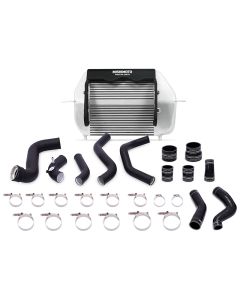 Mishimoto 2011-2014 Ford F-150 EcoBoost Silver Intercooler w/ Black Pipes - MMINT-F150-11KBSL