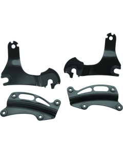 Kuryakyn Quick Release Mount For Multi-Purpose Backrest 14-Up Touring Models Black - 7088