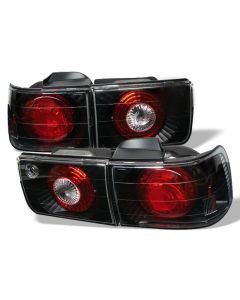 Spyder Honda Accord 92-93 4Dr Euro Style Tail Lights Black ALT-YD-HA92-4D-BK - 5004093