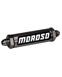 Moroso Oil Filter - In Line Screened -8An - Aluminum - 23870