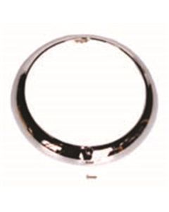 Omix Chrome Headlight Bezel 53-71 Jeep CJ Models - 12419.02