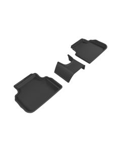 3D MAXpider 2016-2019 Mini Clubman Kagu 2nd Row Floormats - Black - L1MN01321509