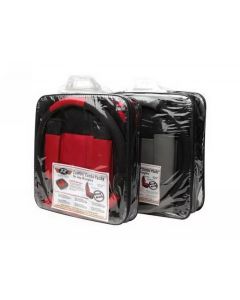 Rampage 1987-1995 Jeep Wrangler(YJ) Comfort Combo Seat Covers - Black/Red - 5056530