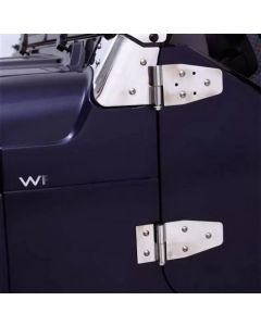 Rampage 1976-1983 Jeep CJ5 Lower Door Hinges - Stainless - 7407