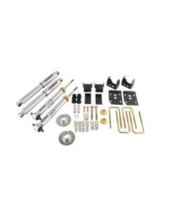 Belltech +1 to -3inch Front 5.5inch Rear Lowering Kit w/ SP Shocks Ford F-150 All Cabs Short Bed 2015-2018- BELL-1000SP