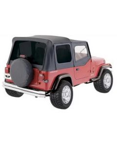 Rampage 1999-2019 Universal Tire Cover 30 Inch-32 Inch - Black Denim - 773215