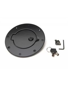 Rampage 2007-2018 Jeep Wrangler(JK) Billet Style Gas Cover - Black - 85007