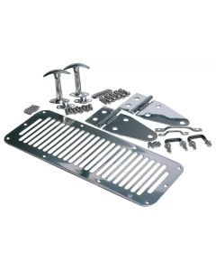 Rampage 1978-1983 Jeep CJ5 Hood Set - Stainless - 7499