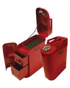 Rampage 1999-2019 Universal Trail Can Utility/Tool Box - Red - 86619