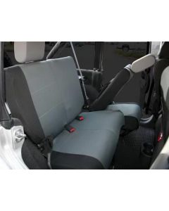 Rampage 2007-2018 Jeep Wrangler(JK) Unlimited Custom Fit Seat Cover - Black/Grey - 5057821
