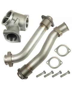 BD Diesel BD 7.3L Powerstroke UpPipes Kit Ford 1999.5-2003 Ford 1999-2003 7.3L V8- BD D-1043900