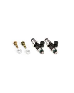 Injector Dynamics ID2600-XDS Fuel Injectors Polaris RZR 14mm Grey Adapter Top (Set of 2) - 2600.16.01.48.14.2