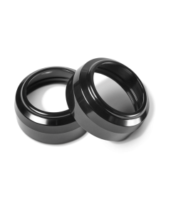 Performance Machine Clean Fork Dust Cap - Black Ano - 0208-2181-B