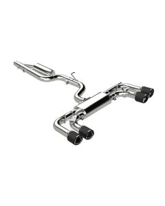 MBRP 3" T304 Stainless Steel Active Exhaust Catback 2.5" Quad Rear Exit w/ Carbon Fiber Tips Volkswa - S46133CF