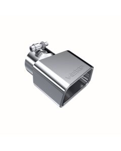 MBRP T304 Stainless Steel 4 3/4" X 3" ID Rectangle Angled Cut 3" O.D. Inlet Passenger Side 7 3/8" Le - T5120