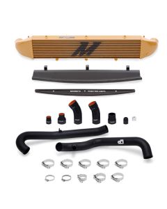 Mishimoto 2014-2016 Ford Fiesta ST 1.6L Front Mount Intercooler (Gold) Kit w/ Pipes (Black) - MMINT-FIST-14KBG