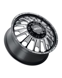 Weld Off-Road W121 20X8.25 Scorch Front 8X200 ET108 BS8.90 Gloss Black MIL 142.2 - W12108292890