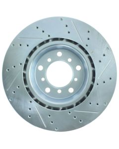 StopTech Select Sport 01-06 BMW M3 Slotted & Drilled Front Right Rotor - 227.34059R