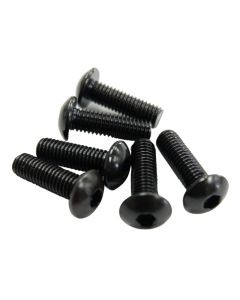 NRG Steering Wheel Screw Upgrade Kit (Flat) - Black - SWS-100BK