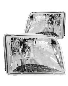 Crystal Headlight Set for Ford Ranger 1993-1997 - Anzo USA