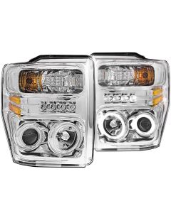 Anzo USA Projector Headlights w/Halo Chrome (CCFL)- ANZO-111167