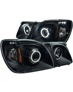 ANZO 1998-2007 Lexus Lx470 Projector Headlights w/ Halo Black (CCFL) - 111170