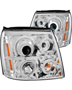 Anzo USA Projector Headlight Set w/Halo Cadillac Escalade 2002-2006- ANZO-111176